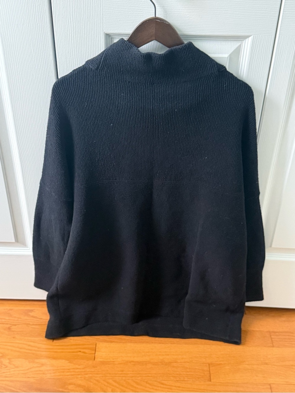 Free People Ottoman Slouchy Tunic in Black - Picture 3 of 4
